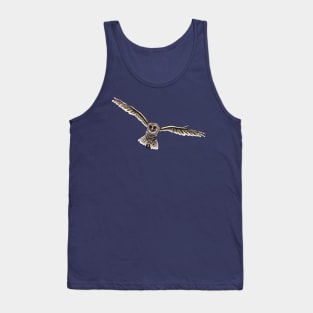 Flying barn owl Tank Top